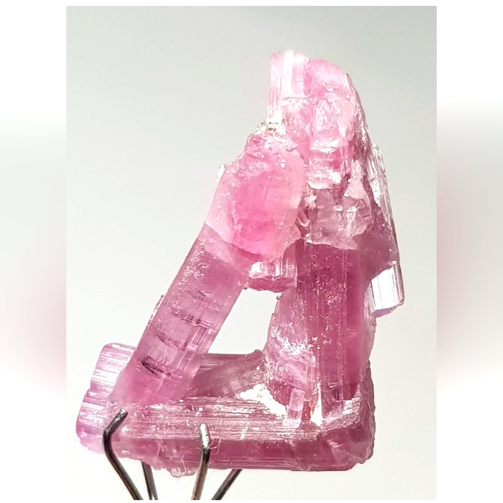 10.70Ct Beautiful Natural Pink color Tourmaline Bunch Crystal From Afghanistan